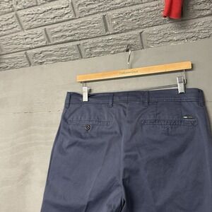 BRAX Cooper FANCY Pants Regular Fit Straight Cut Mens 33x29 Navy Blue